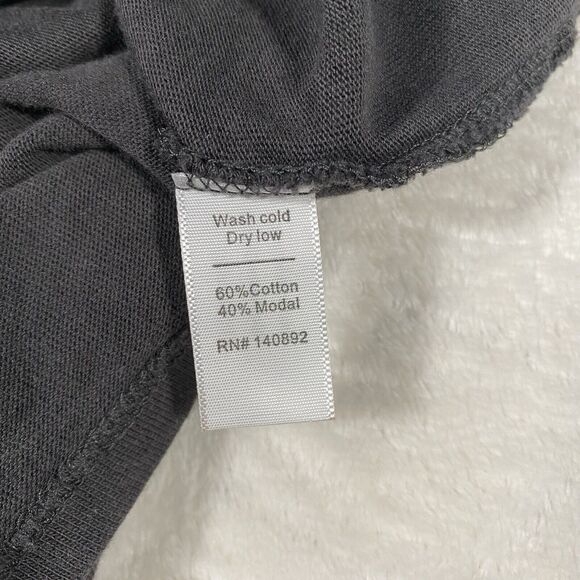 Marine Layer Farrah Slip Dress Tie Shoulder Strap Midi Charcoal Gray Women's XS - Picture 5 of 6